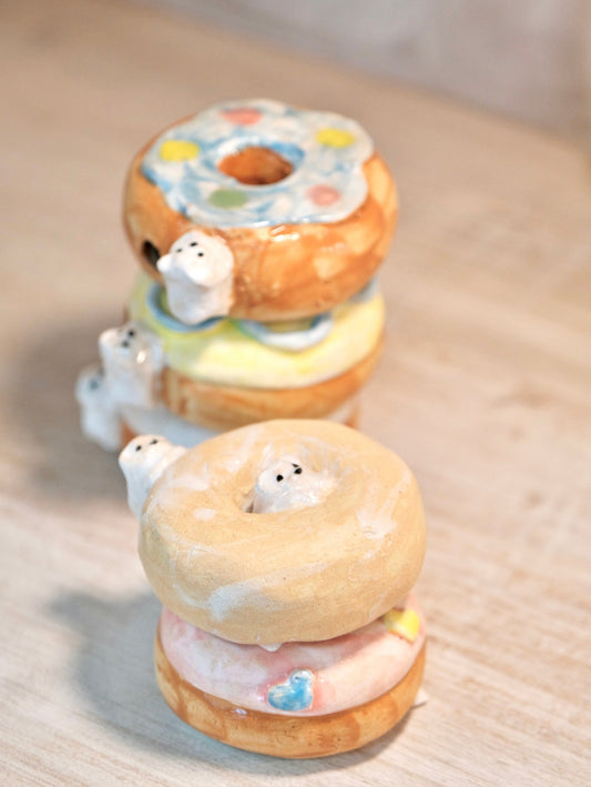Suzuki Tamami Handmade Donuts Wall Decor (mini flower vase)