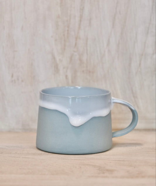 Eiji Miyaki-宮木英至 doripin mug (Sage green）