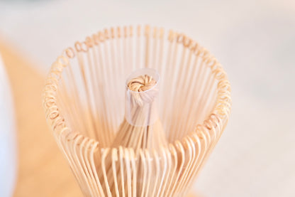 【Orange Market Exclusive】 100-Prong Handmade Chasen Whisk with Sakura Charm