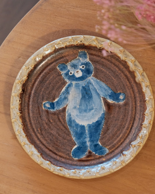 KONGARISHA-コンガリ舎 Bear Round 6inch Dessert plate (#9)
