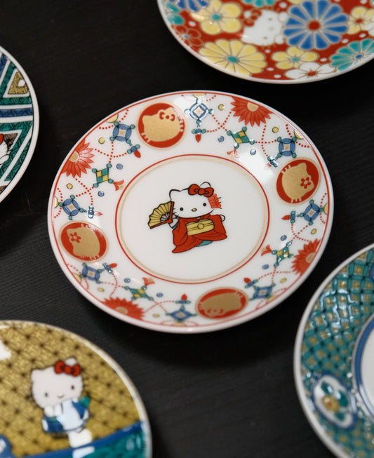 SANRIO Hello Kitty KUTANIYAKI Small Dish Plate