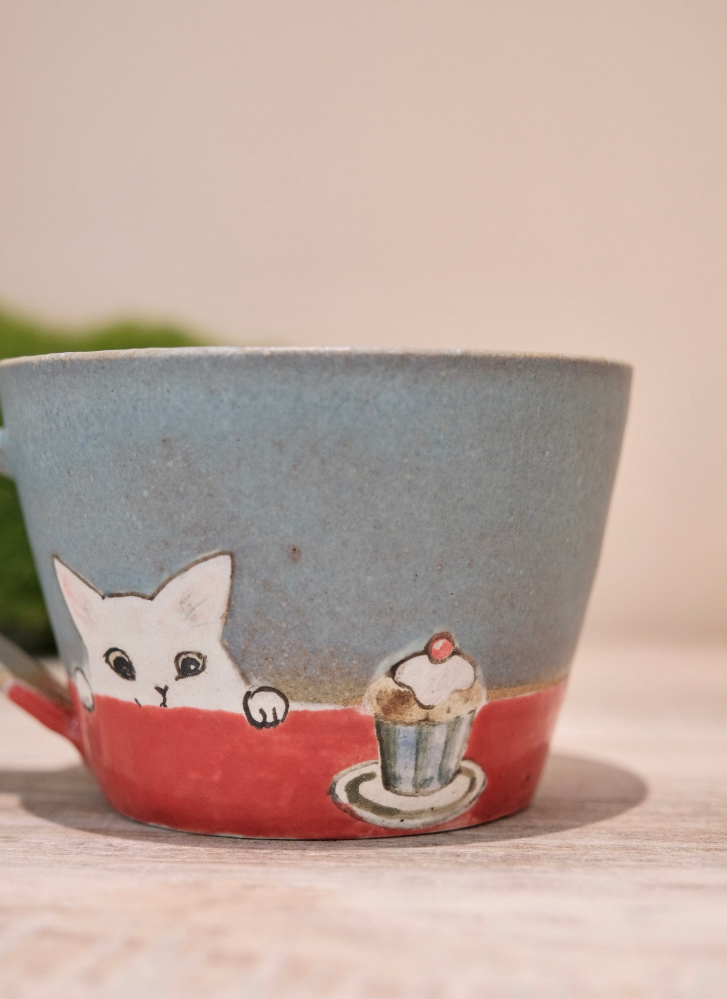 【2026 Exhibition】Acne pottery Studio handmade Mug ( Cat #1)