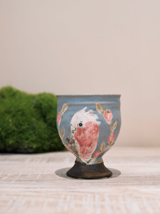 【2026 Exhibition】Acne pottery Studio handmade small goblet cup (Galah）