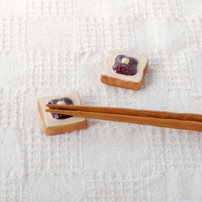 Japan Made Ceramic Chopstick Rest Bakery Selection
