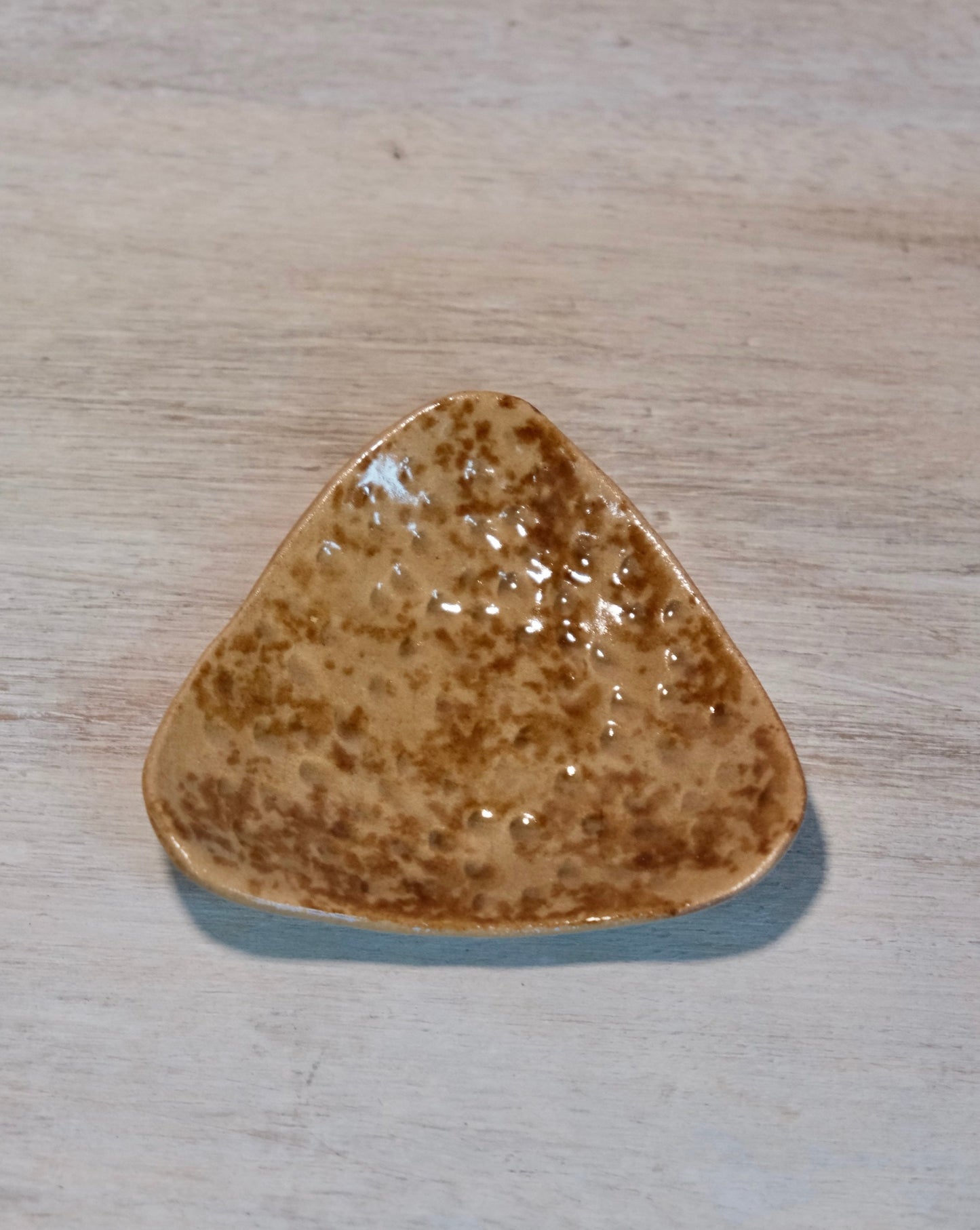 Japan made Mino ware origiri small dish plate