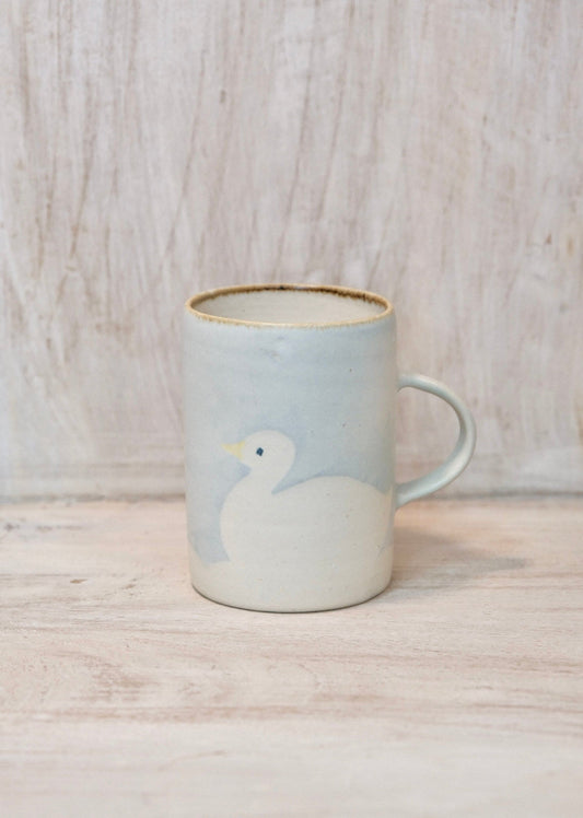Makiko Sato-佐藤 牧子 Handmade Ceramic Large Mug (Duck)
