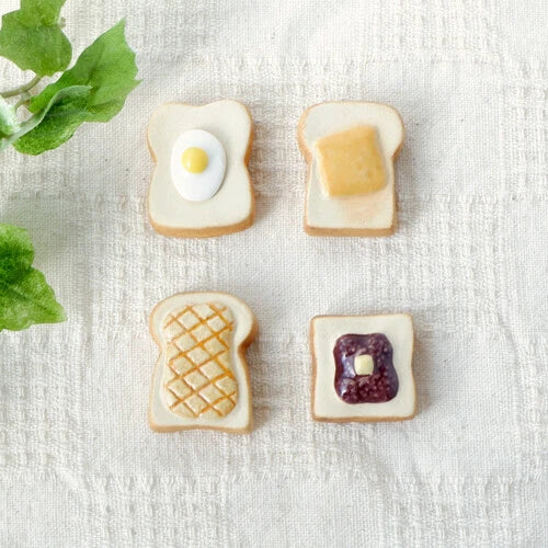 Japan Made Ceramic Chopstick Rest Bakery Selection