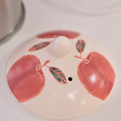 Apple Hand-Painted Hasami Ware Glass Teapot 300ml