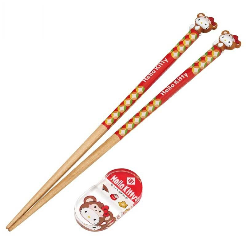 Sanrio Zodiac Chopstick with Chopstick rest Set
