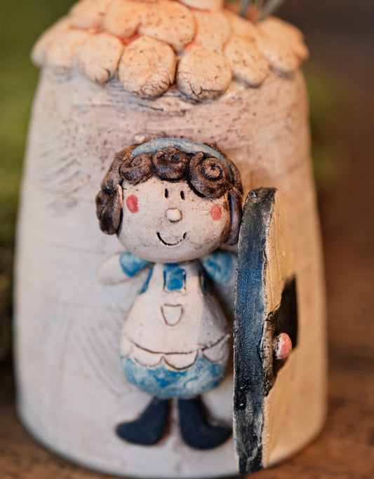 野村典子-Noriko Nomura Handmade Storybook Collection Flower vase (#1)