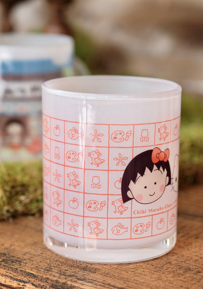 Chibi Maruko-chan × Sanrio Characters Special Edition Glass Mug