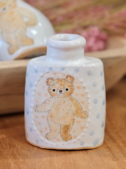 KONGARISHA-コンガリ舎 Handmade Bear Mini Flower vase