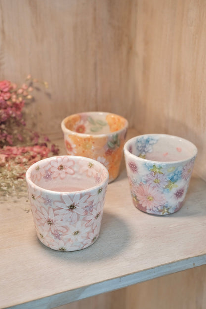 Seto Ware YUZURIHA Flower Coko Cup