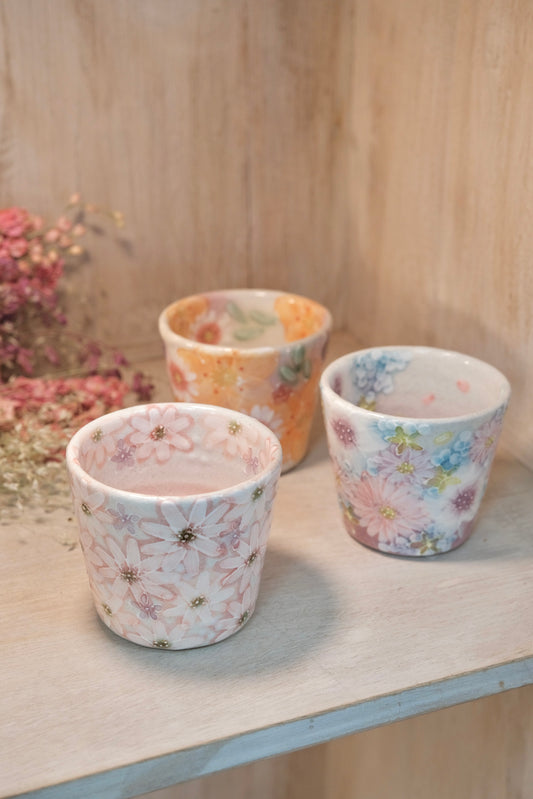 Seto Ware YUZURIHA Flower Coko Cup