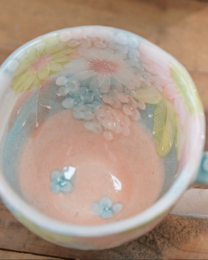 Seto Ware YUZURIHA Flower Mug