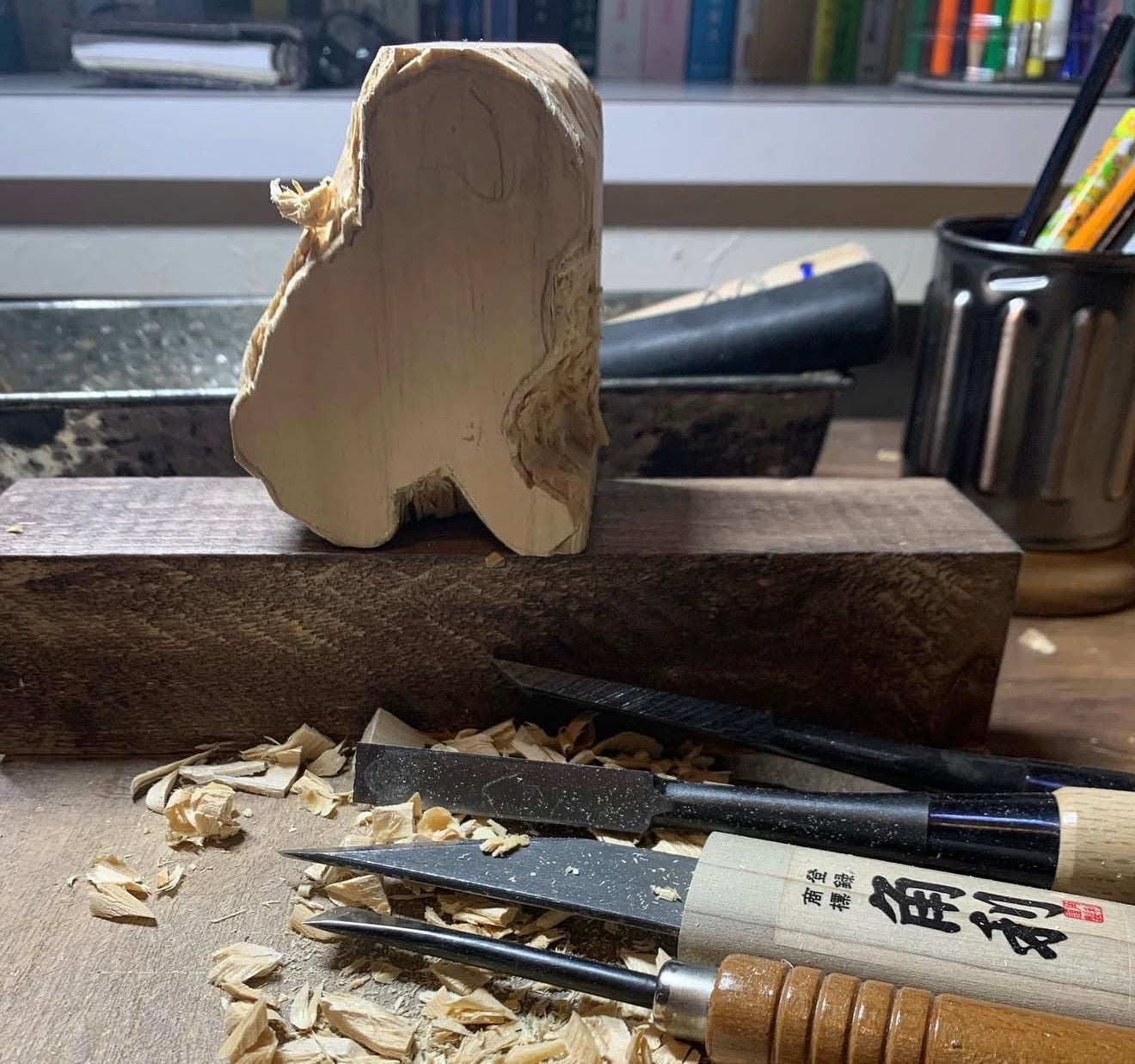 Pagumi-ぱぐみ Japan Wood Carving Artist Handmade Camphor Wood Coffee Spoon