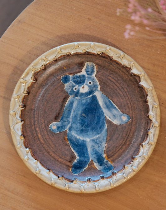 KONGARISHA-コンガリ舎 Bear Round 6inch Dessert plate (#4)