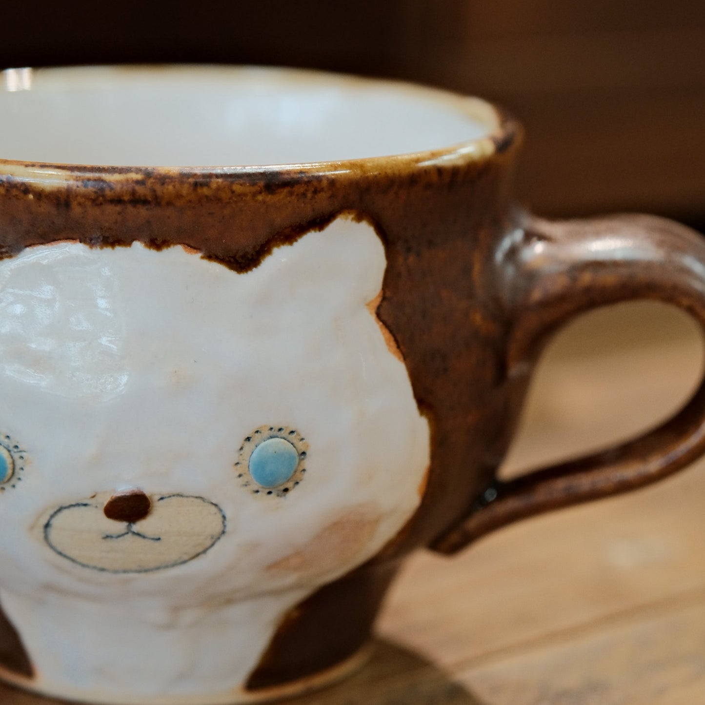 KONGARISHA-コンガリ舎 Handmade Bear Round Mug