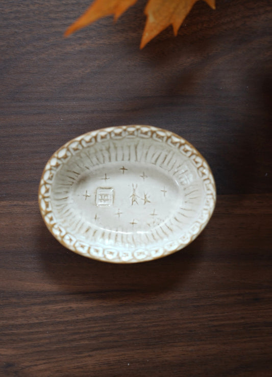 Kielisha-キエリ舎 Handmade Rabbit Family Dish bowl