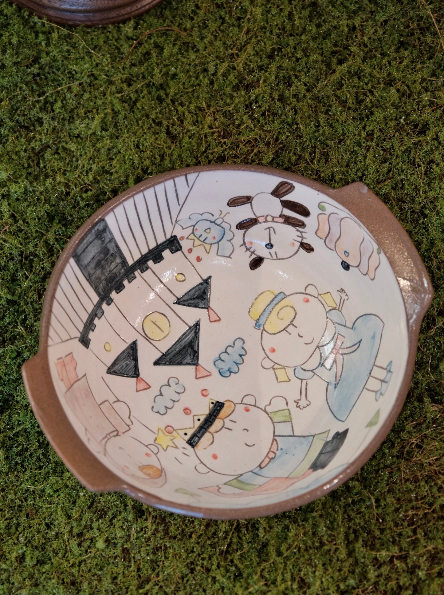 野村典子-Noriko Nomura Storybook Collection Handle bowl (#2）