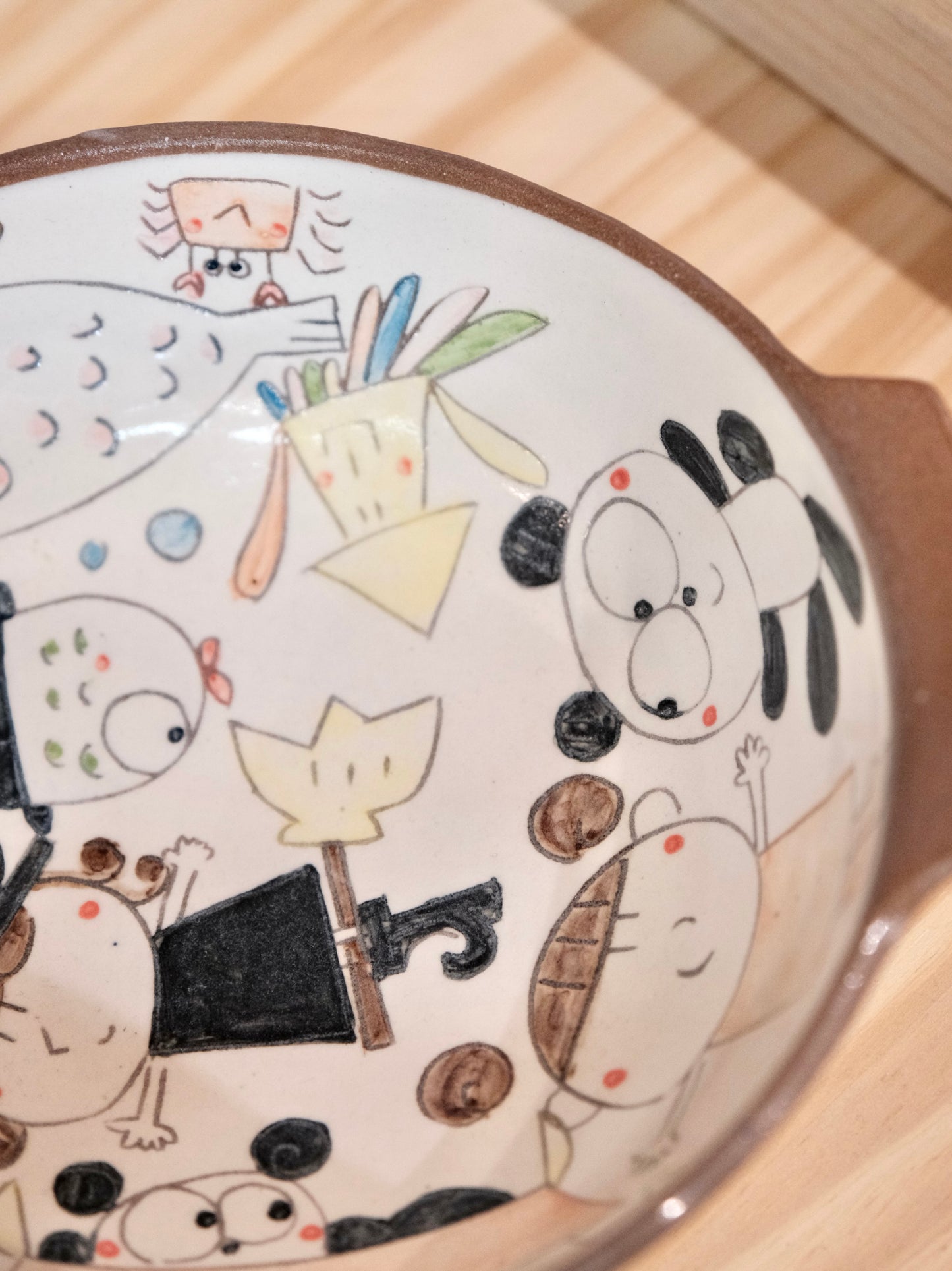 野村典子-Noriko Nomura Storybook Collection Handle bowl (#1-1）