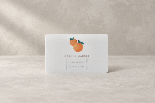Orange Market Tableware Gift Card