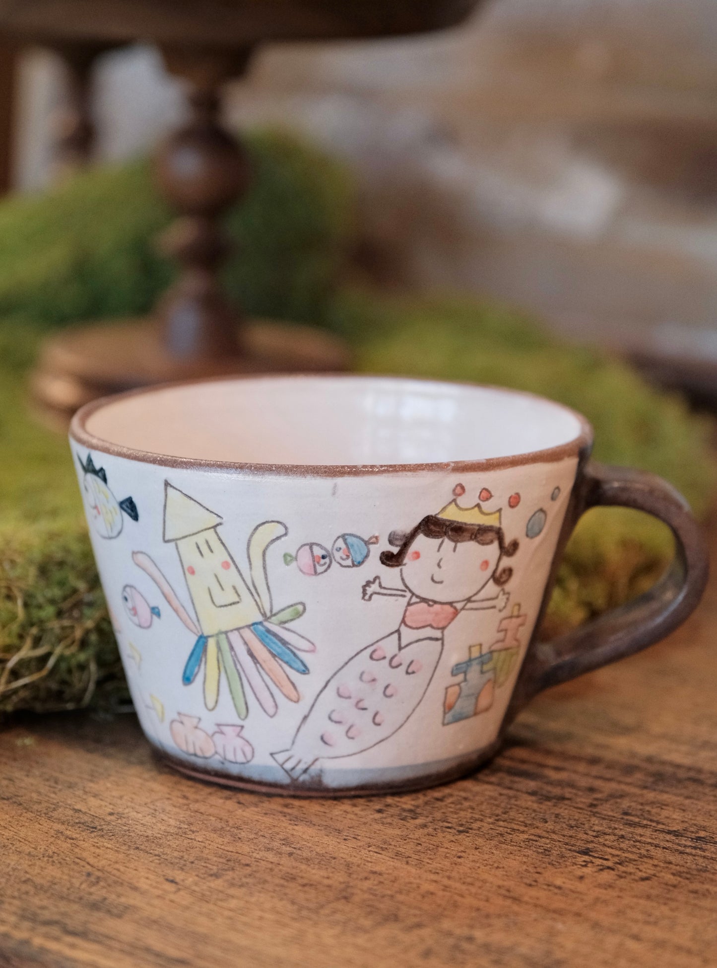 野村典子-Noriko Nomura Handmade Storybook Collection Soup Mug (#1)
