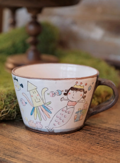 野村典子-Noriko Nomura Handmade Storybook Collection Soup Mug (#1)