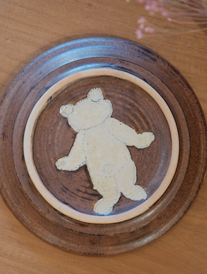 KONGARISHA-コンガリ舎 Bear Round 6inch Dessert plate (#8)