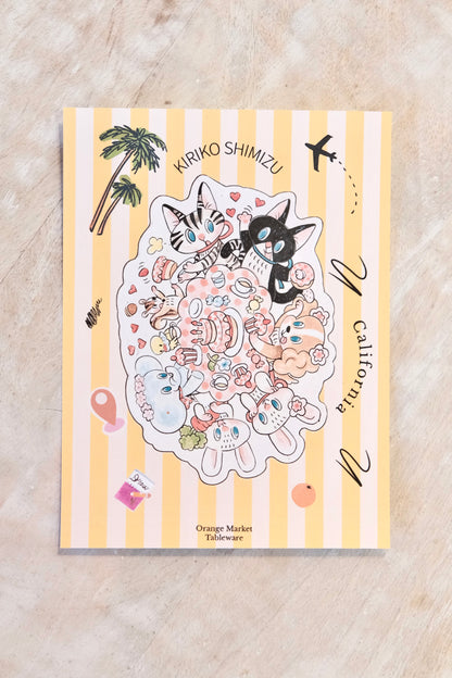 KIRIKO SHIMIZU-清水桐子 California Exhibition postcard