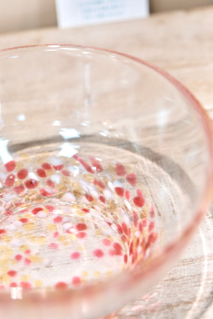 Handblown Glass Spouted  Matcha Bowl