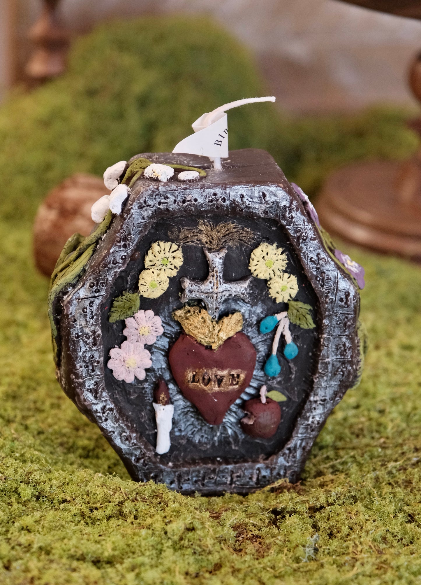 BLUE CANDLE - Tomiyo Otsuka The magical forest 12.5cm
