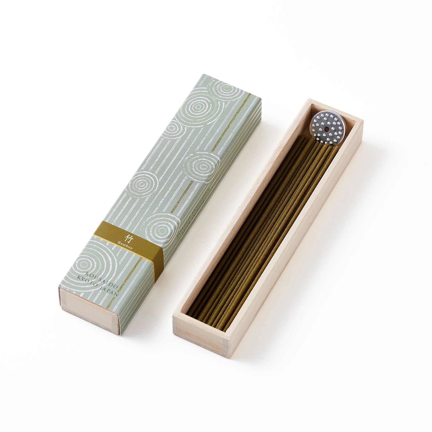 KOUSAIDO Incense｜40 sticks Japanese incense with holder