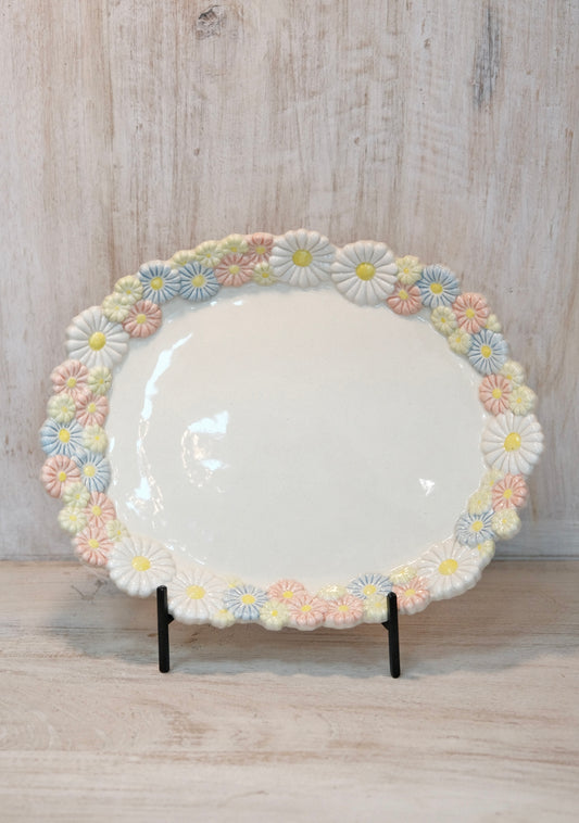 Misao Ishiguro-石黒美佐緒 Handmade 9.5'' Oval Plate