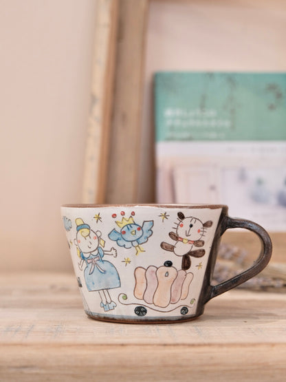 野村典子-Noriko Nomura Handmade Storybook Collection Soup Mug (#1-1）