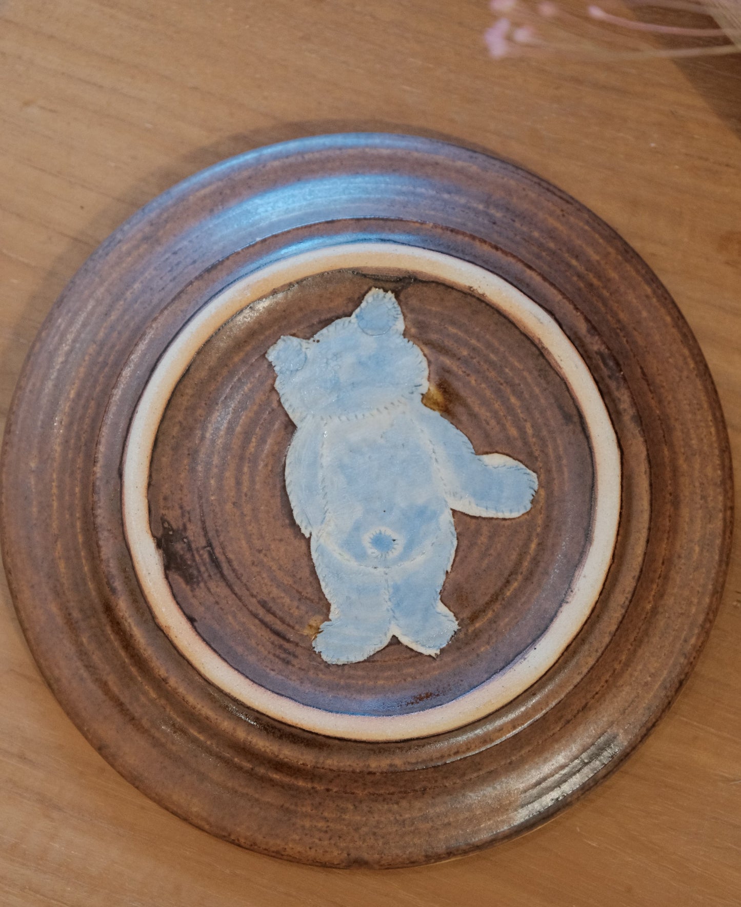 KONGARISHA-コンガリ舎 Bear Round 6inch Dessert plate (#6)