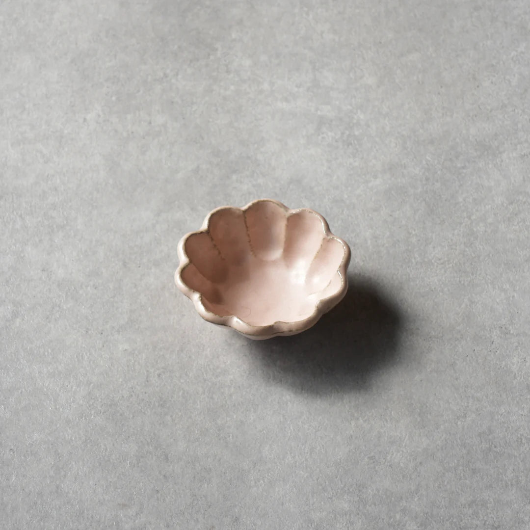 KANEKO KOHYO Rinka Flower 10cm/4inch Rinka Small Dish Bowl (Pink)