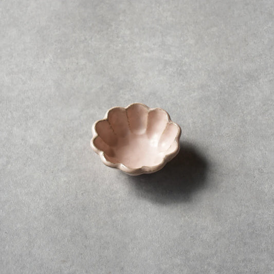 KANEKO KOHYO Rinka Flower 10cm/4inch Rinka Small Dish Bowl (Pink)