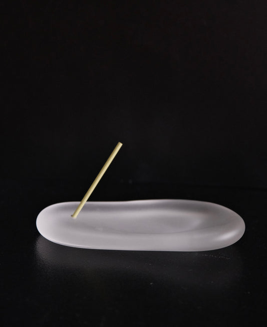 吉田晶乃 Akino Yoshida Handmade Glass Incense Holder (#5)