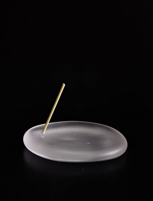 吉田晶乃 Akino Yoshida Handmade Glass Incense Holder (#4)