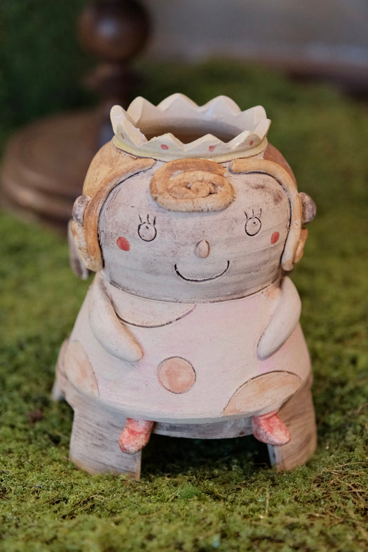 野村典子-Noriko Nomura Storybook Collection Figure Vase(L) Queen