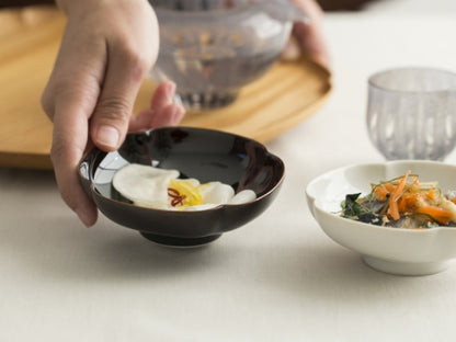 MIYAMA MIZU MIZU "瑞“ by RINA ONO 5'' Small Dish Set For 2 (Gift Box)