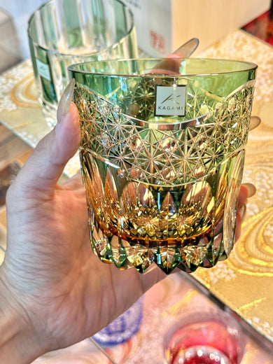 KAGAMI CRYSTAL] Whiskey Glass By Satoshi Nabetani