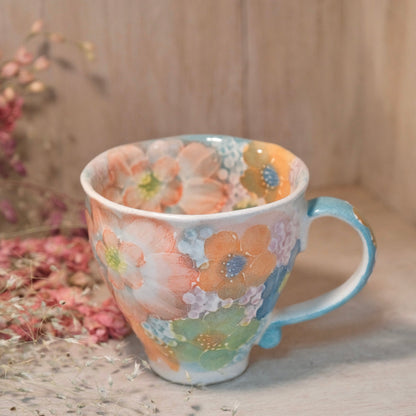 Seto Ware YUZURIHA Flower Mug