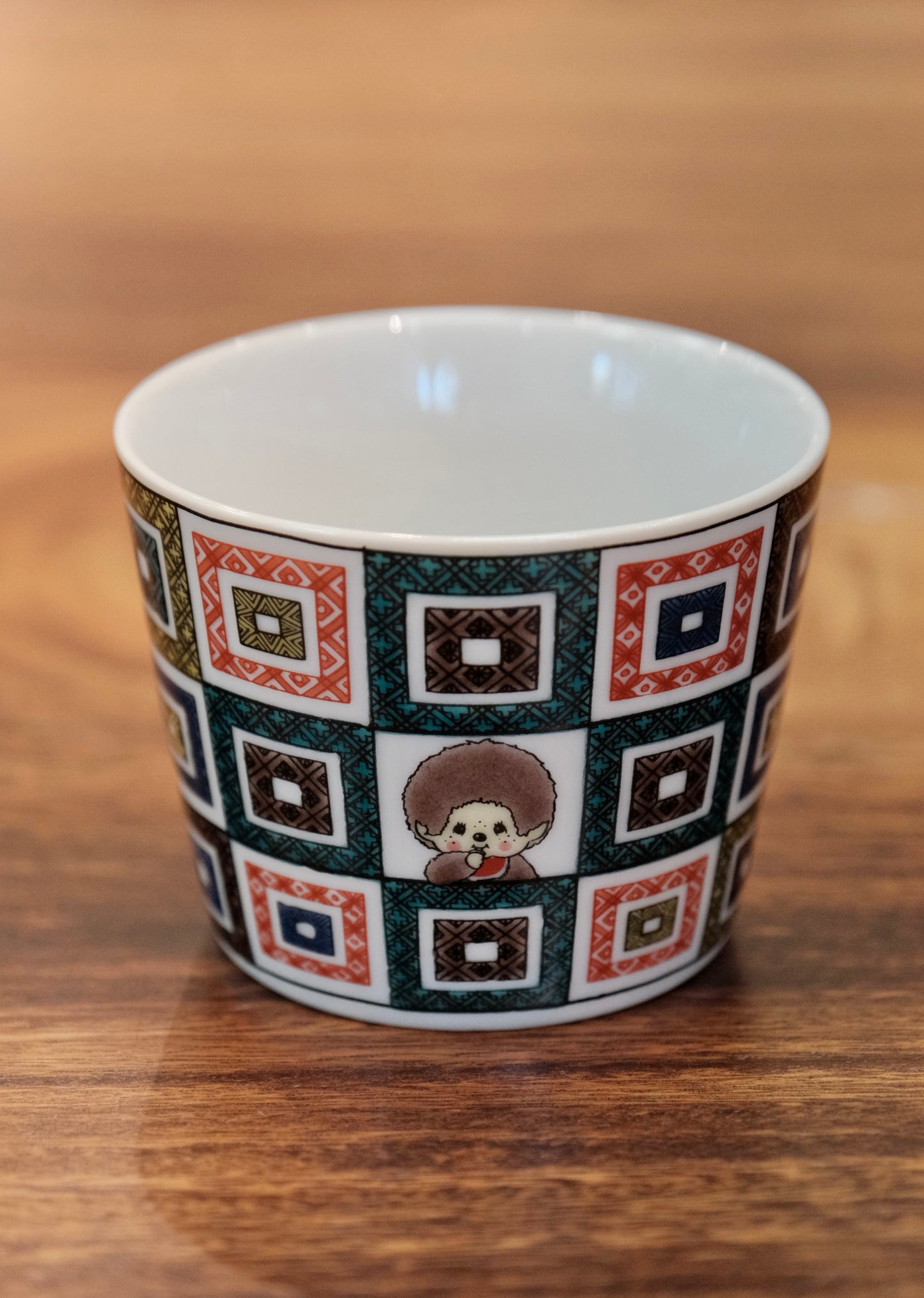 Japan Kutani Yaki Kaneshotouki Monchhichi Soba Choko Cup