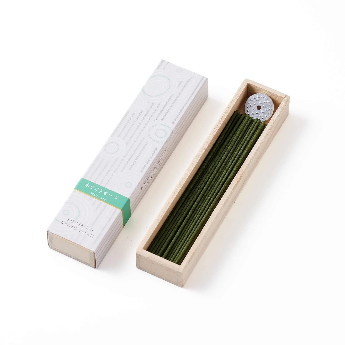 KOUSAIDO Incense｜40 sticks Japanese incense with holder