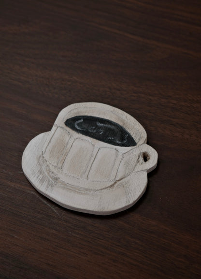 Pagumi-ぱぐみ Japan Wood Carving Artist Handmade Camphor Wood Coaster