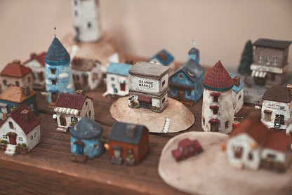 Cassetta3 Clay Artist Handmade Mini house #21