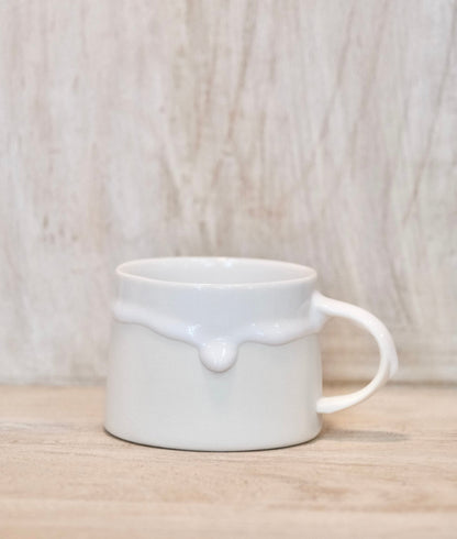 Eiji Miyaki-宮木英至 doripin mug (White x White)