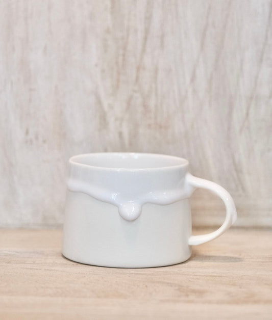 Eiji Miyaki-宮木英至 doripin mug (White x White)